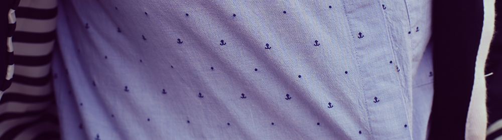 chemise ancre