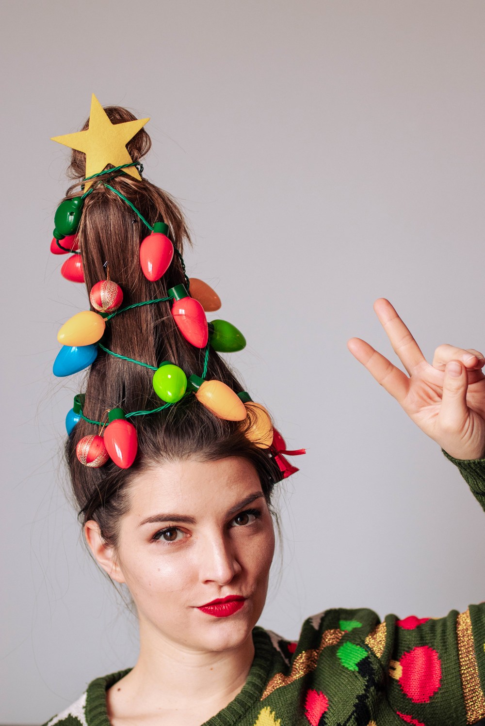 christmas tree hair 11