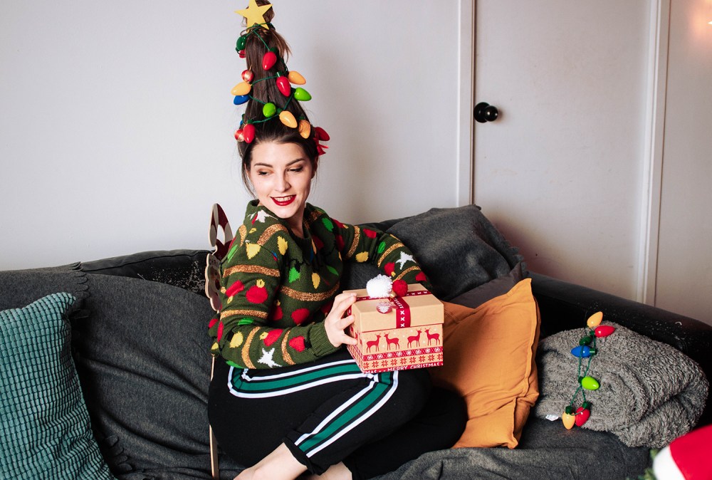 christmas tree hair 3